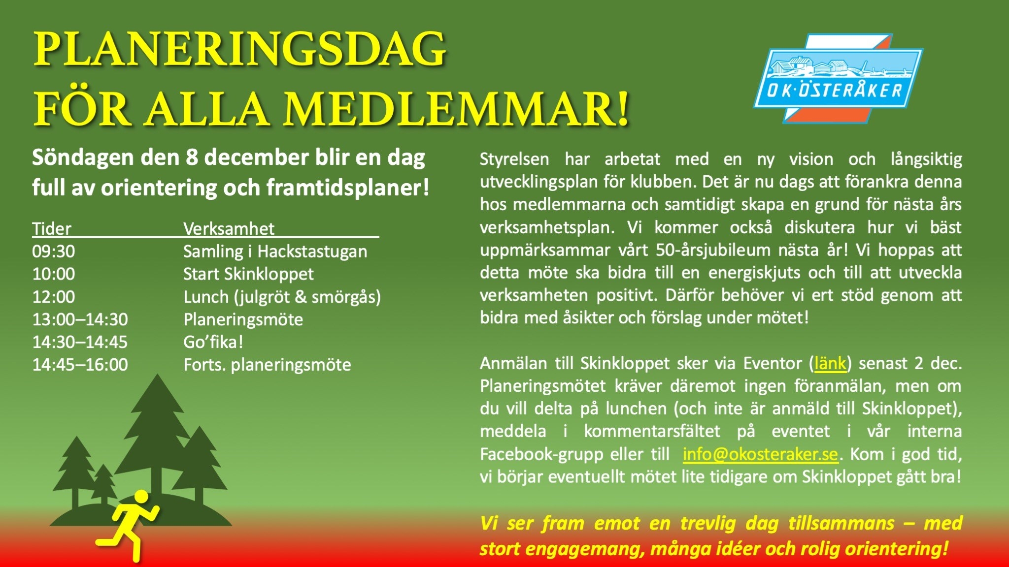 image: 8:e December Skinkloppet och planering/visionsdag